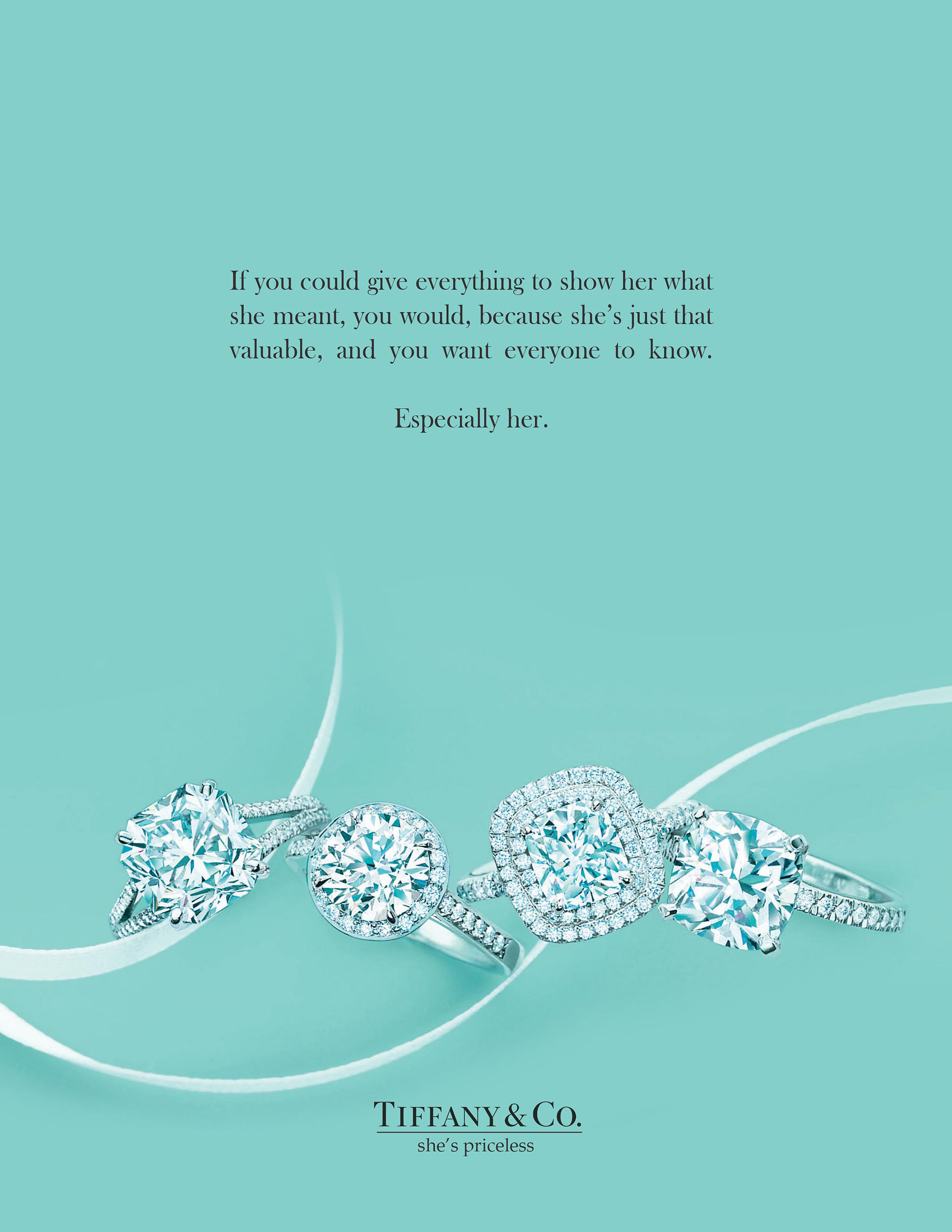 Tiffany and co slogan discount